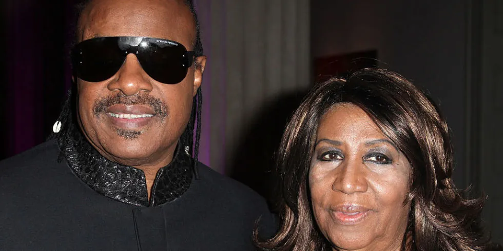 Stevie Wonder and Aretha Franklin