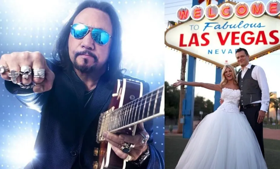 Ace Frehley Las Vegas wedding