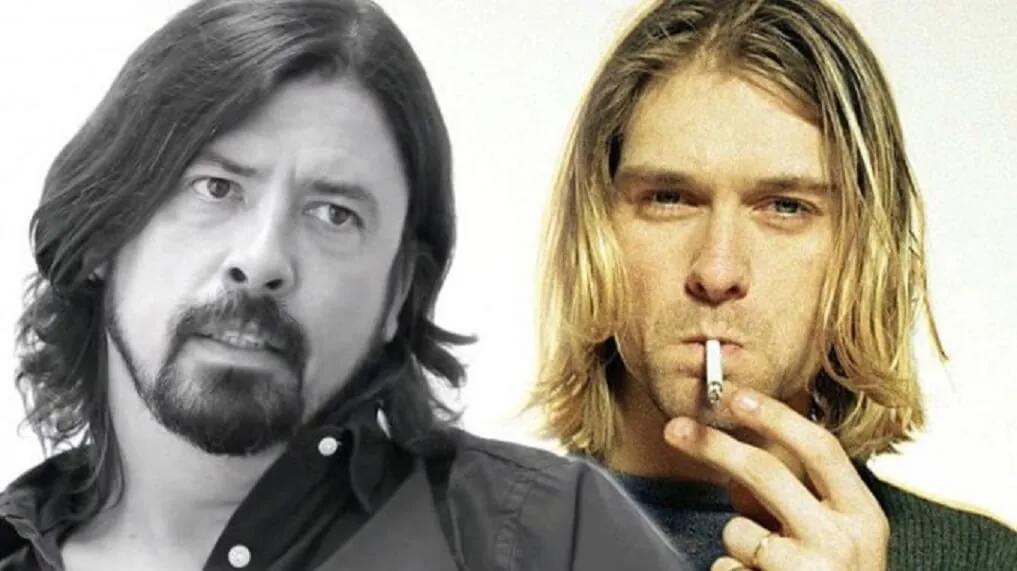 Dave Grohl and Kurt Cobain