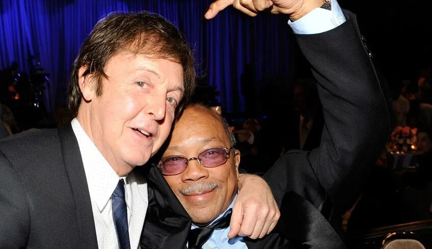 Quincy Jones and Paul McCartney