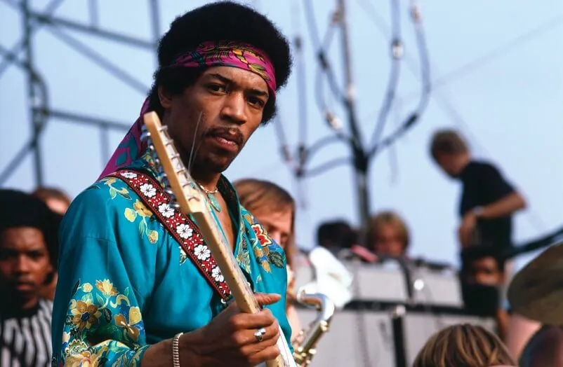 Jimi Hendrix at woodstock