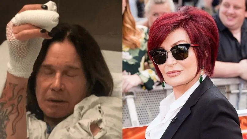 Ozzy injured and Sharon Osbourne