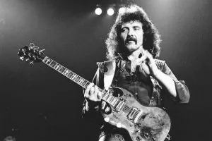Tony Iommi black and white