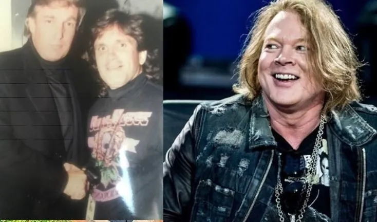 Donald Trump guns N Roses