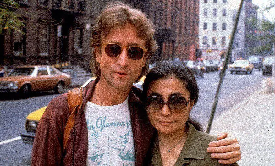 John Lennon and Yoko