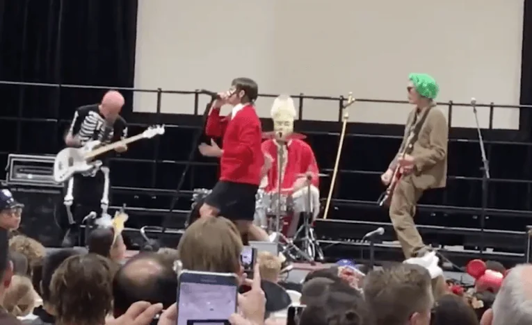 Red Hot Chili Peppers at halloween school