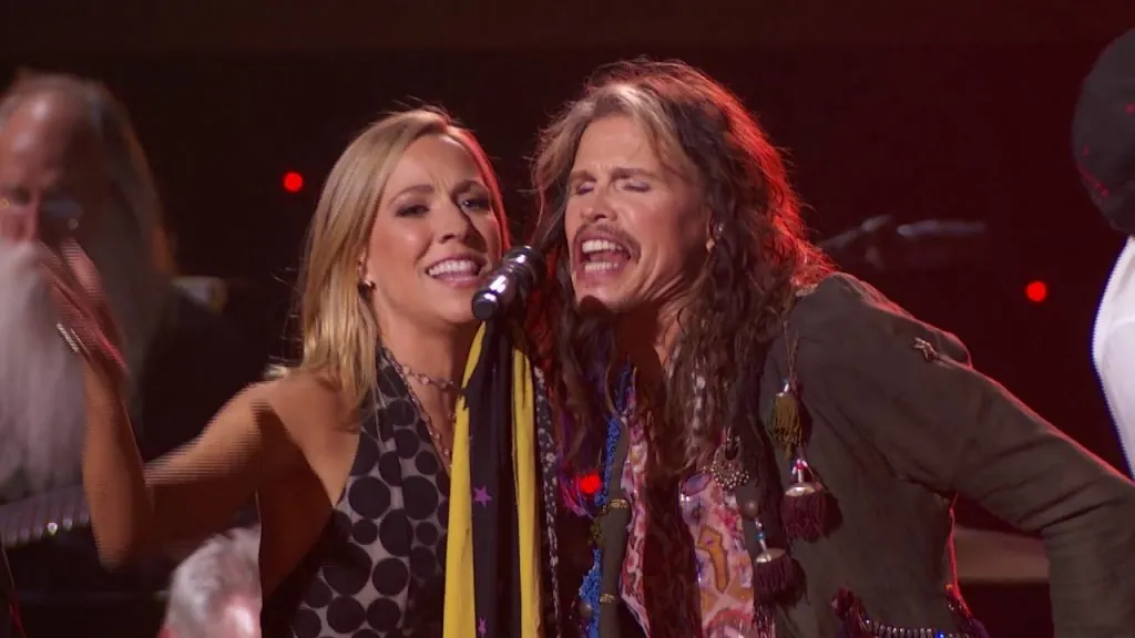 Steven Tyler singing