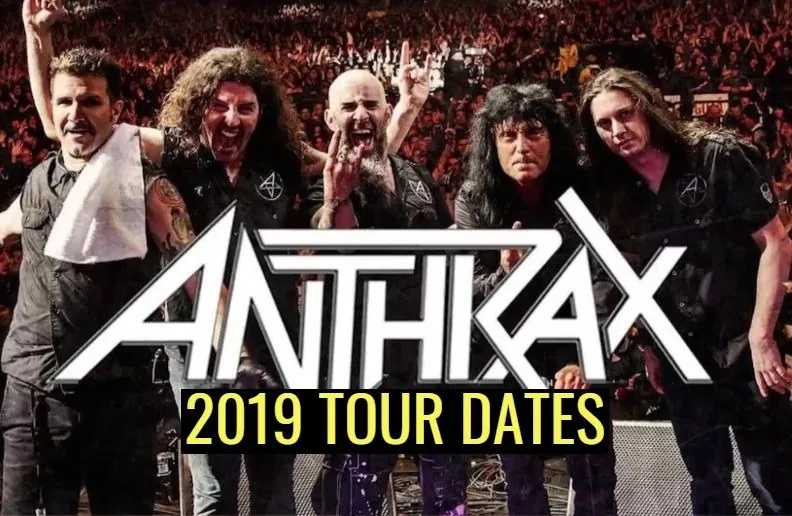 Anthrax 2019 tour dates