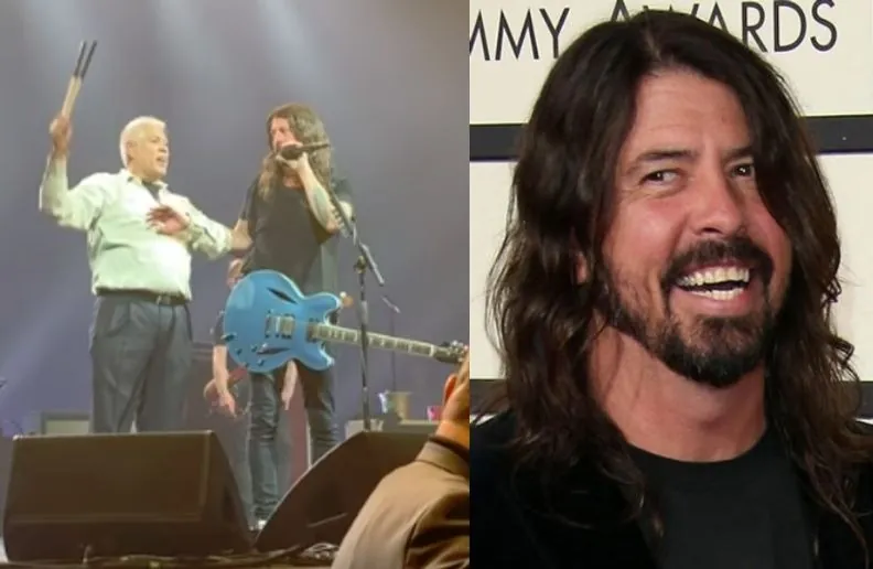 Drunk fan Foo Fighters