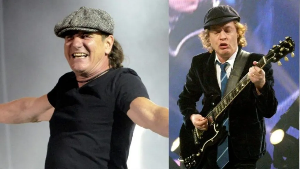 Brian Johnson Angus Young