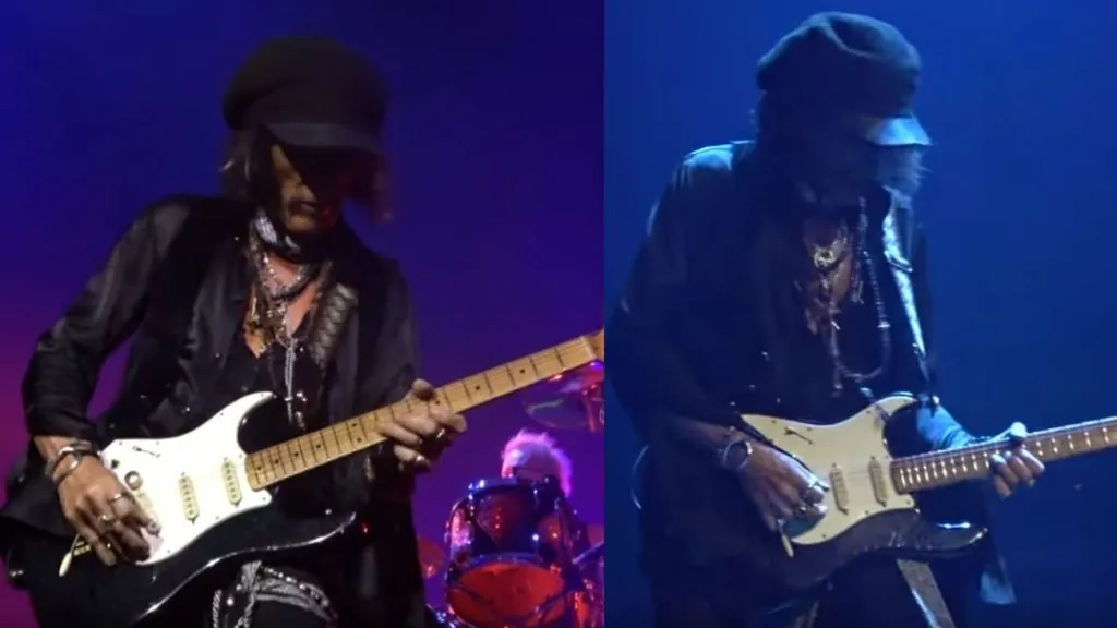Joe Perry playing