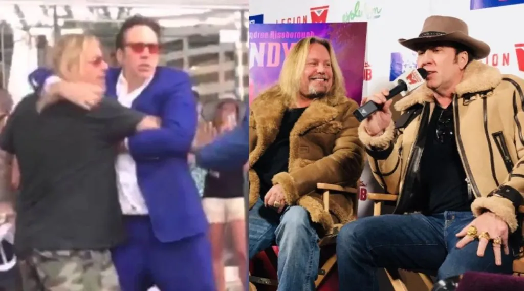 Nicolas Cage Vince Neil Fight