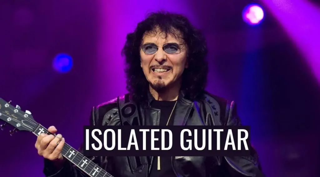 Tony Iommi isolated guitar