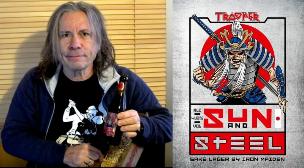 Bruce Dickinson Iron Maiden beer