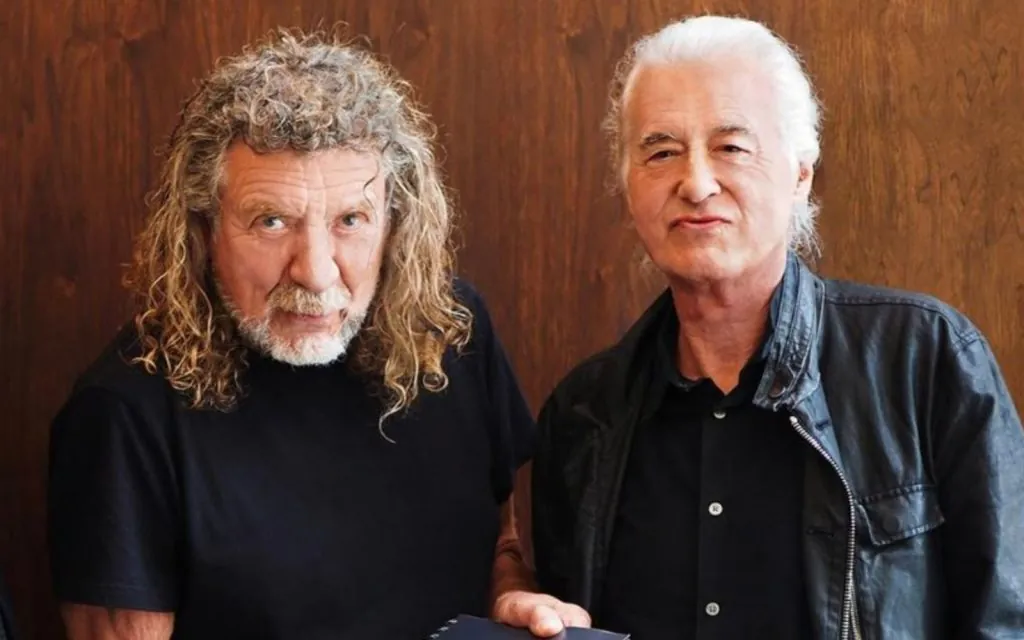 Robert Plant and Jimmy Page (1)