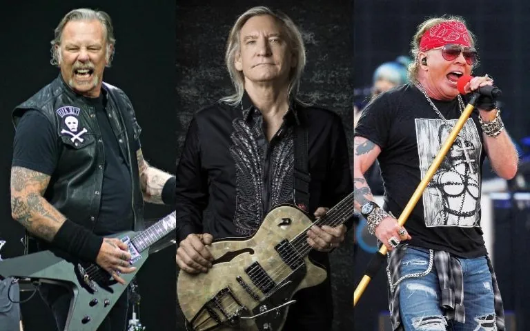James Hetfield Joe Walsh Axl Rose