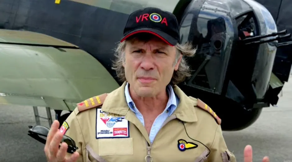 Bruce Dickinson WW2 airplane