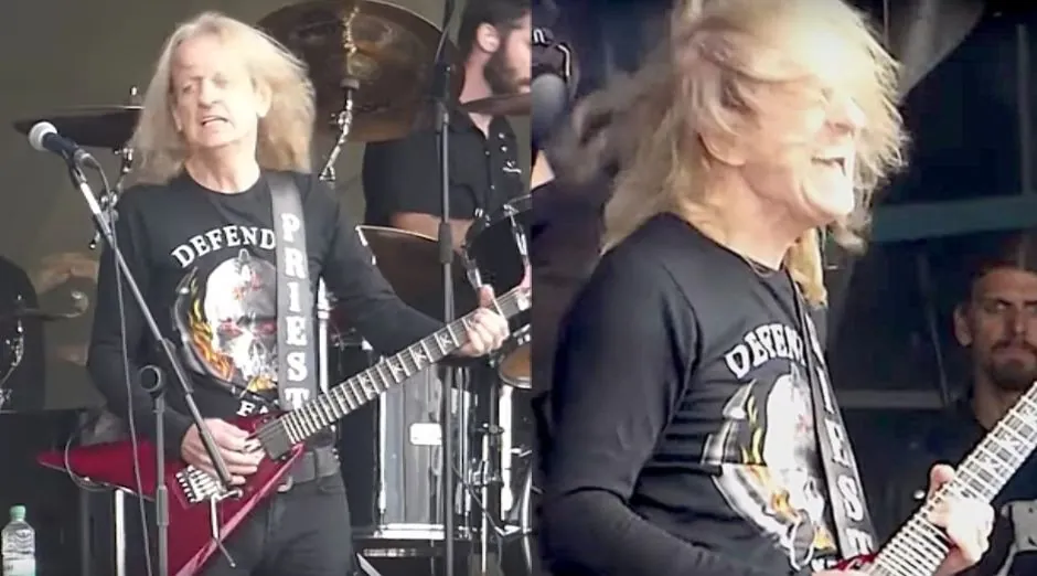 KK Downing back on stage