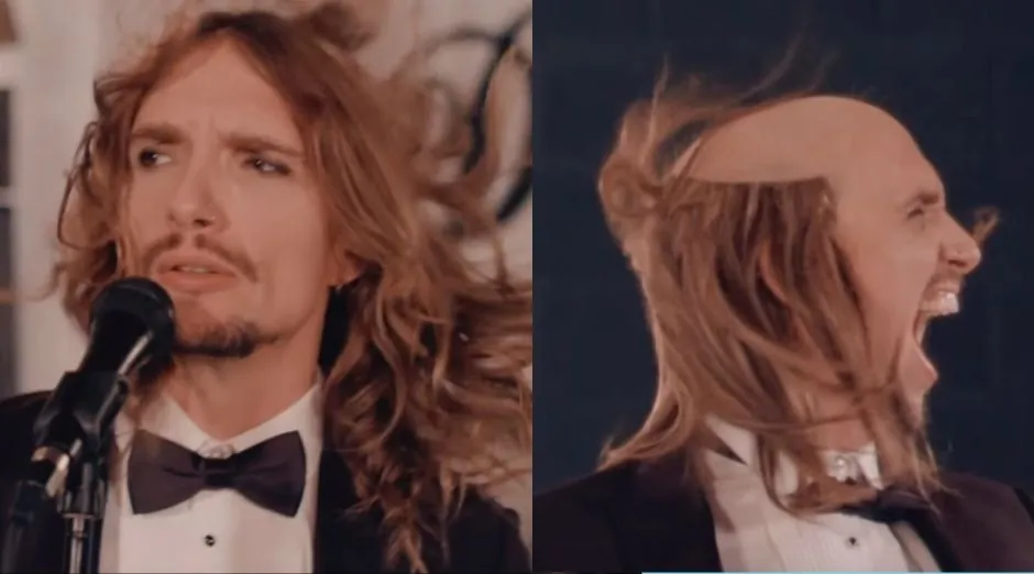 The Darkness bald