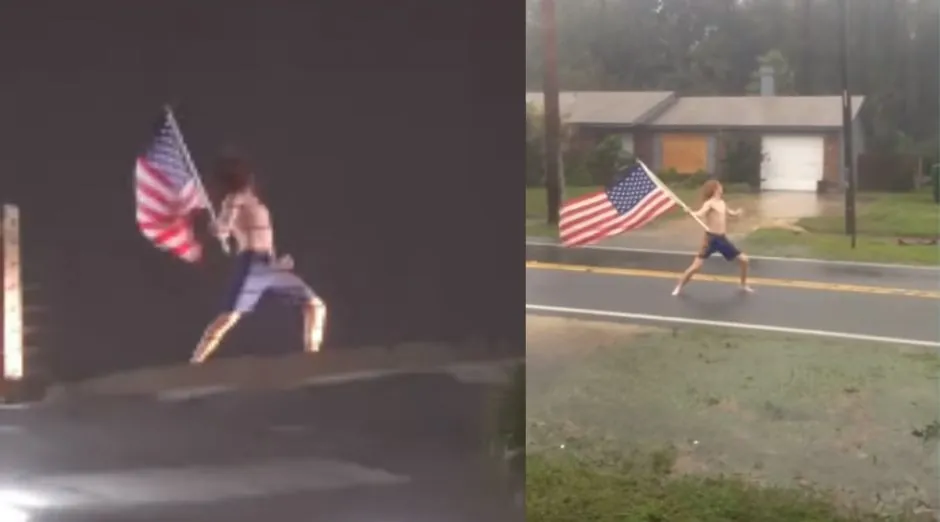 Metal Fan faces hurricane dorian