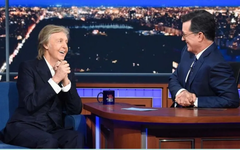 Paul McCartney Stephen Colbert