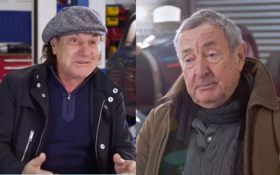 Brian Johnson Nick Mason