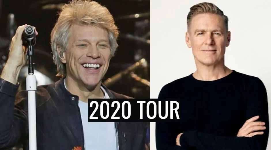 Bon Jovi Bryan Adams 2020 tour dates