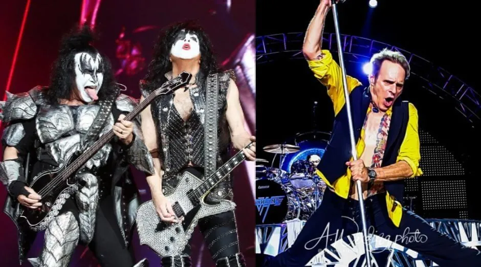 Kiss David Lee Roth 2020 videos setlist
