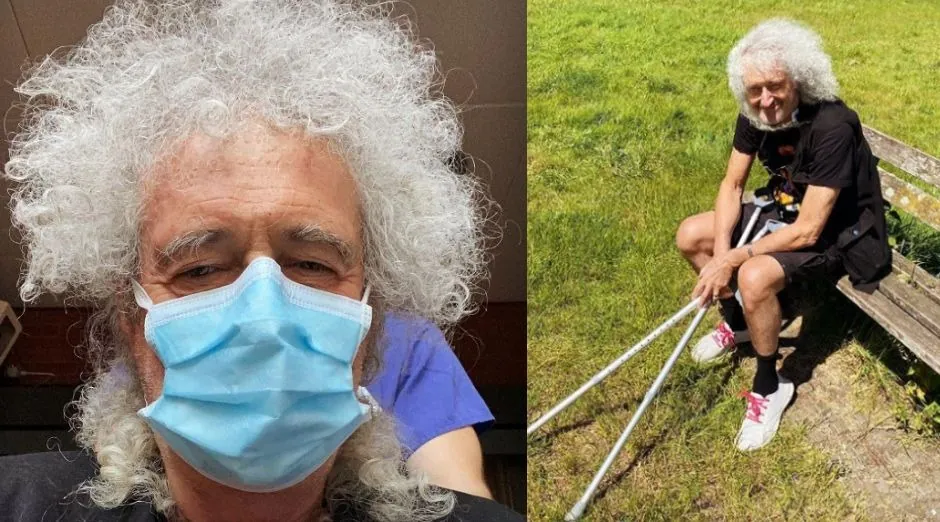 Brian May heart attack