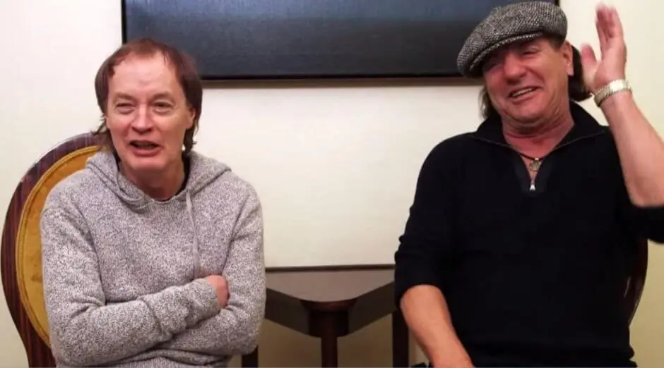 Brian Johnson Angus Young