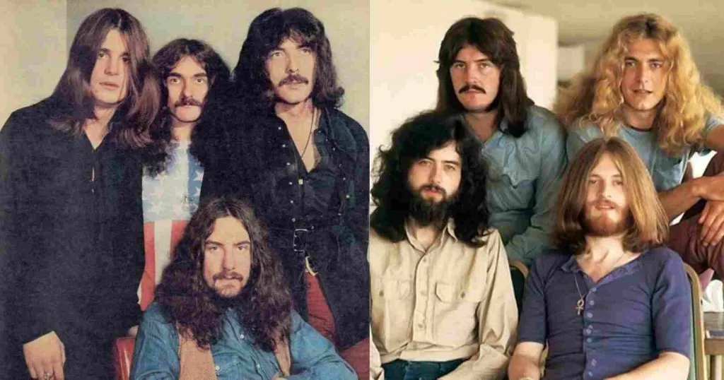 Black Sabbath Led Zeppelin