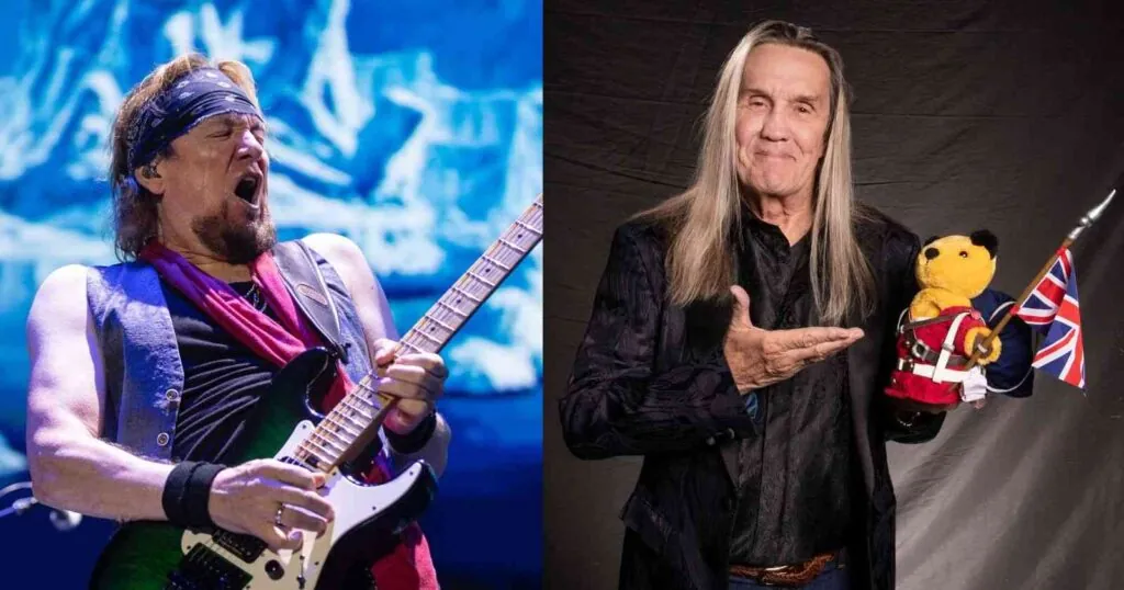 Adrian Smith and Nicko McBrain