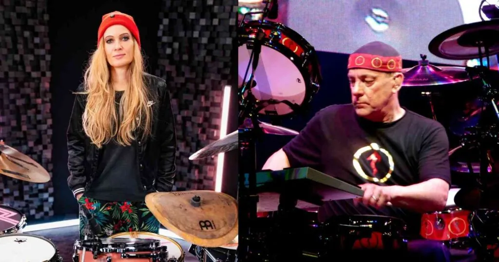 Anika Niles and Neil Peart