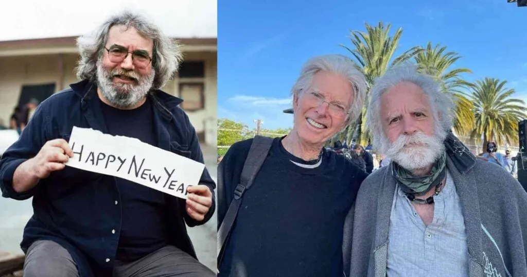 Bob Weir and Jerry Garcia