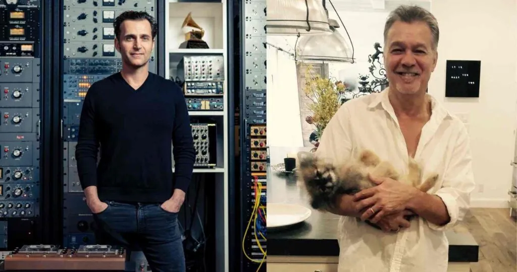 Dweezil Zappa and Eddie Van Halen