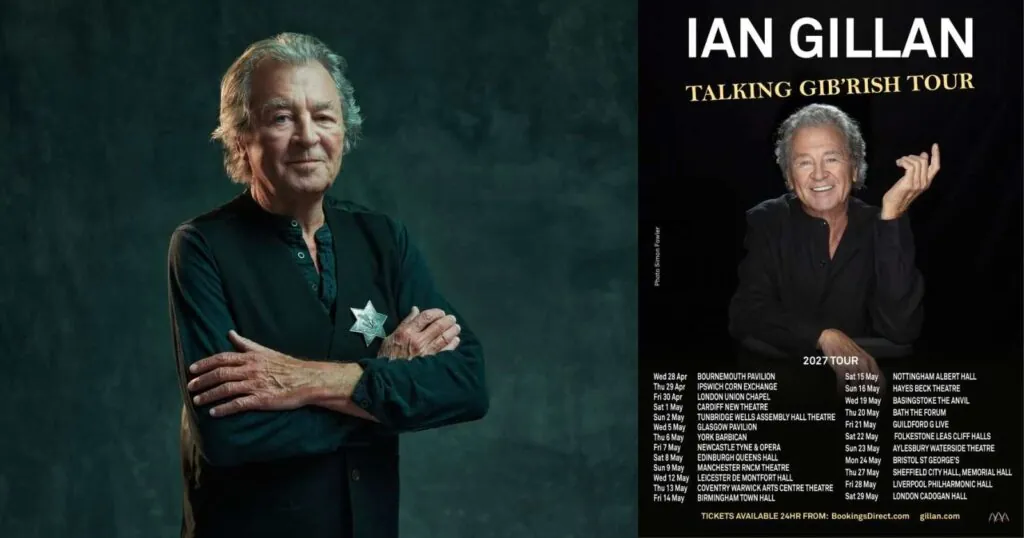 Ian Gillan spoken word tour 2027