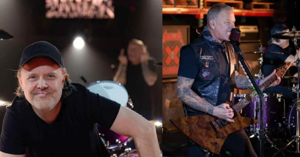James Hetfield Lars Ulrich