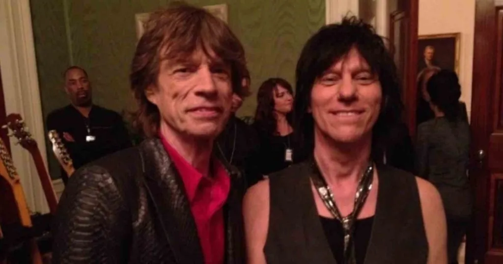 Jeff Beck Mick Jagger