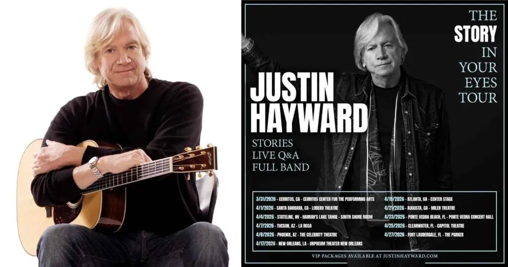 Justin Hayward 2026 tour dates