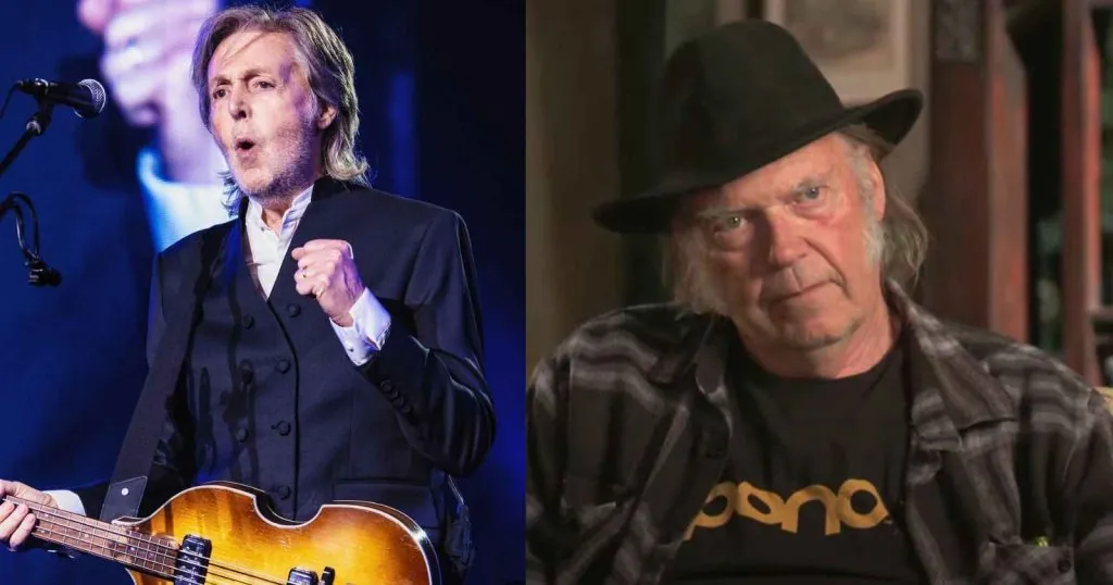 Paul McCartney and Neil Young