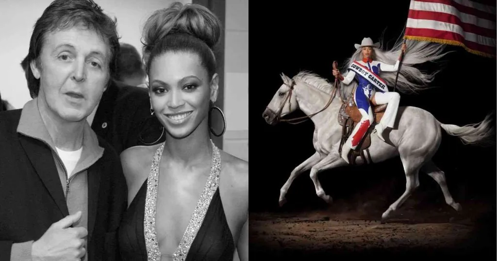 Paul McCartney and Beyoncé