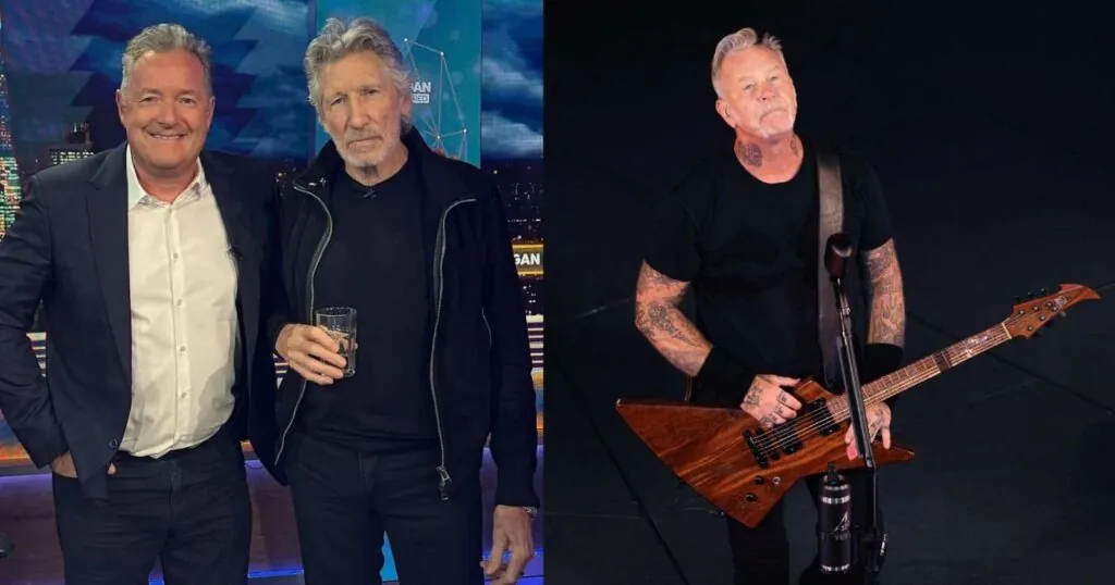 Roger Waters and James Hetfield