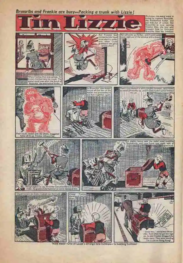 Tin Lizzie cartoon
